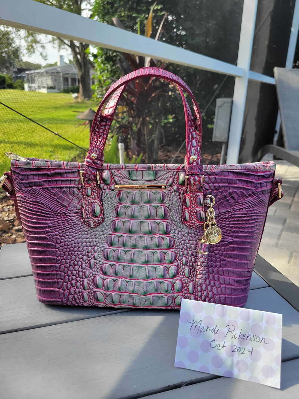 Brahmin Julep Mini-Asher EUC